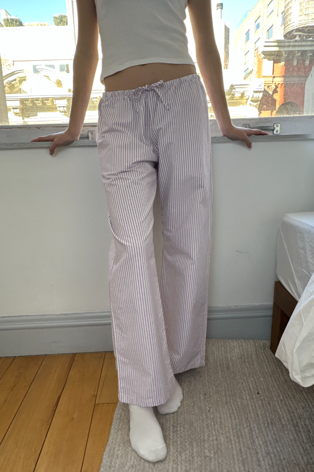 Clearance brandy melville pink pants 2025