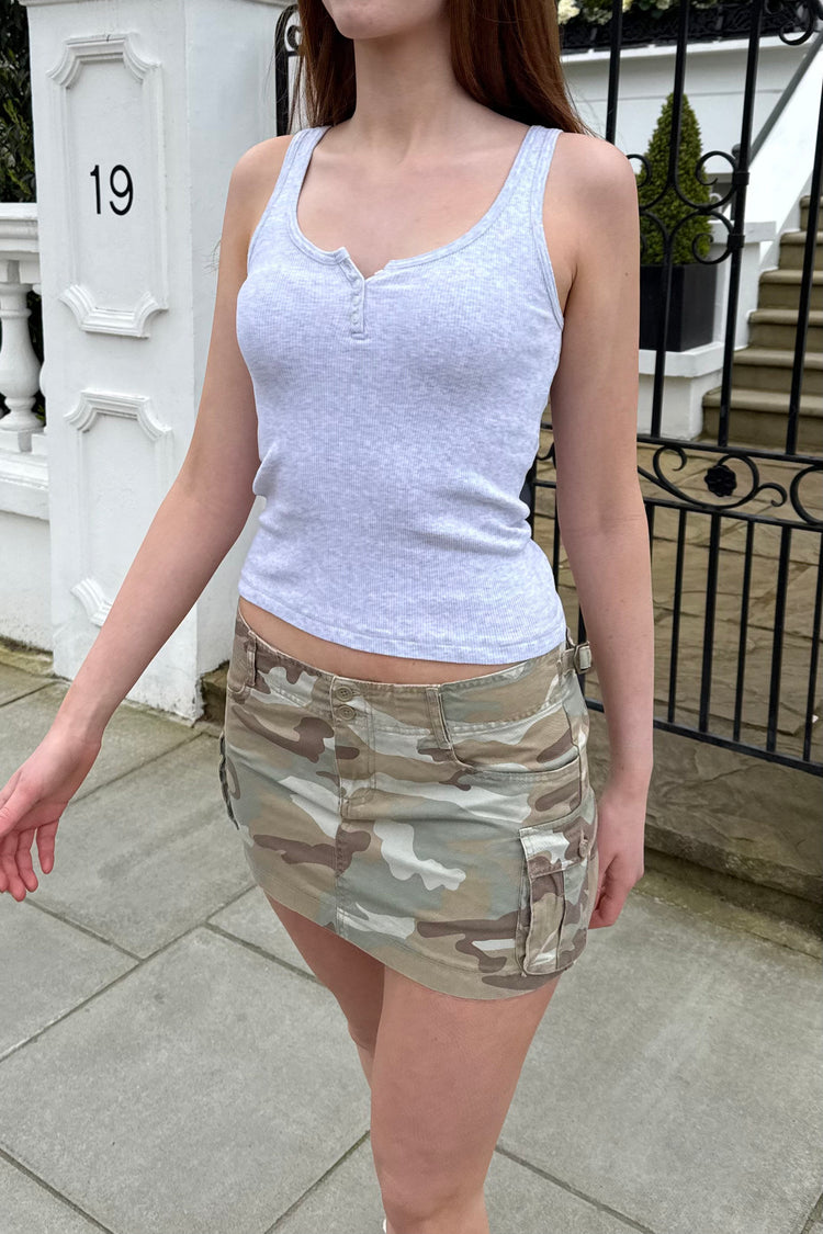 Beverly Camouflage Skirt | Light Camouflage / XS/S