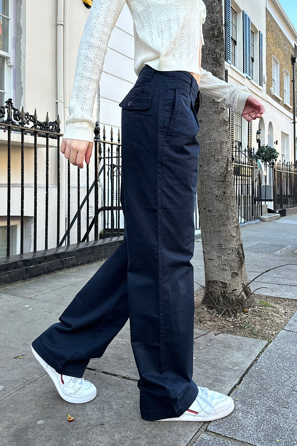 Ivanna Pants | Navy Blue / S/M