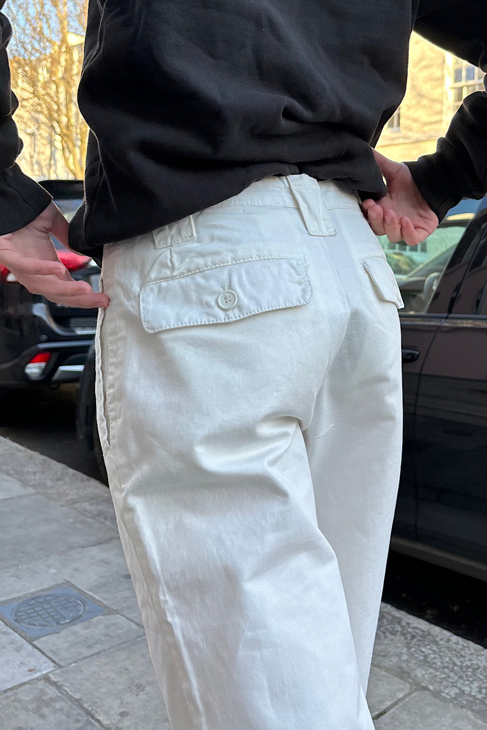 Ivanna Pants | White / S/M