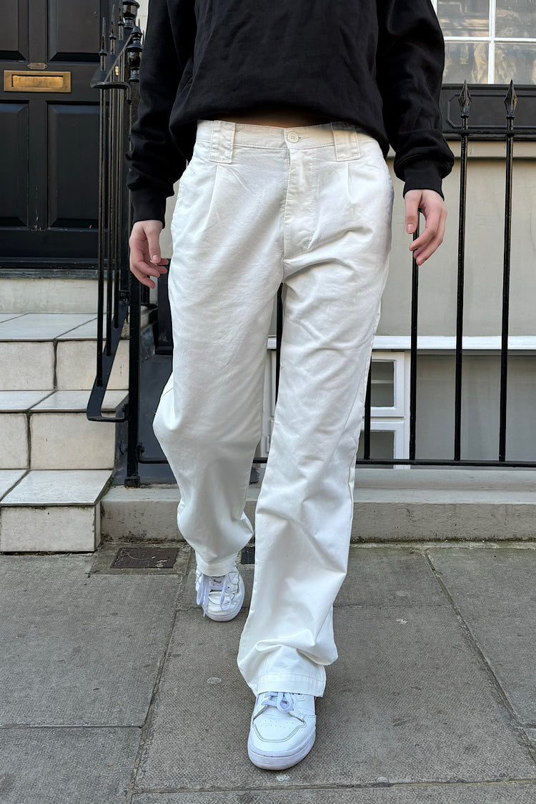 Ivanna Pants | White / S/M