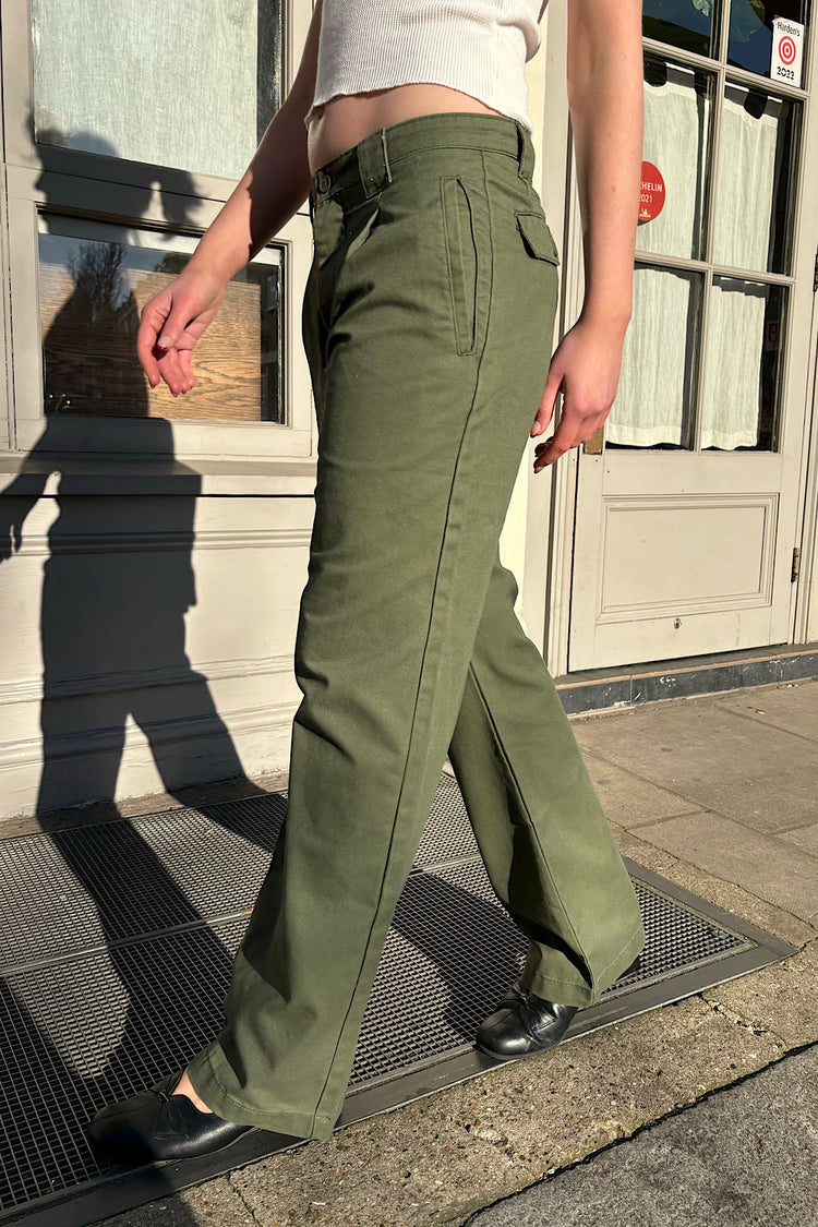 Ivanna Pants | Military Green / S/M
