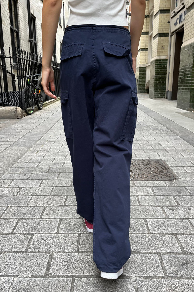 Jemma Cargo Pants | Navy Blue / S/M