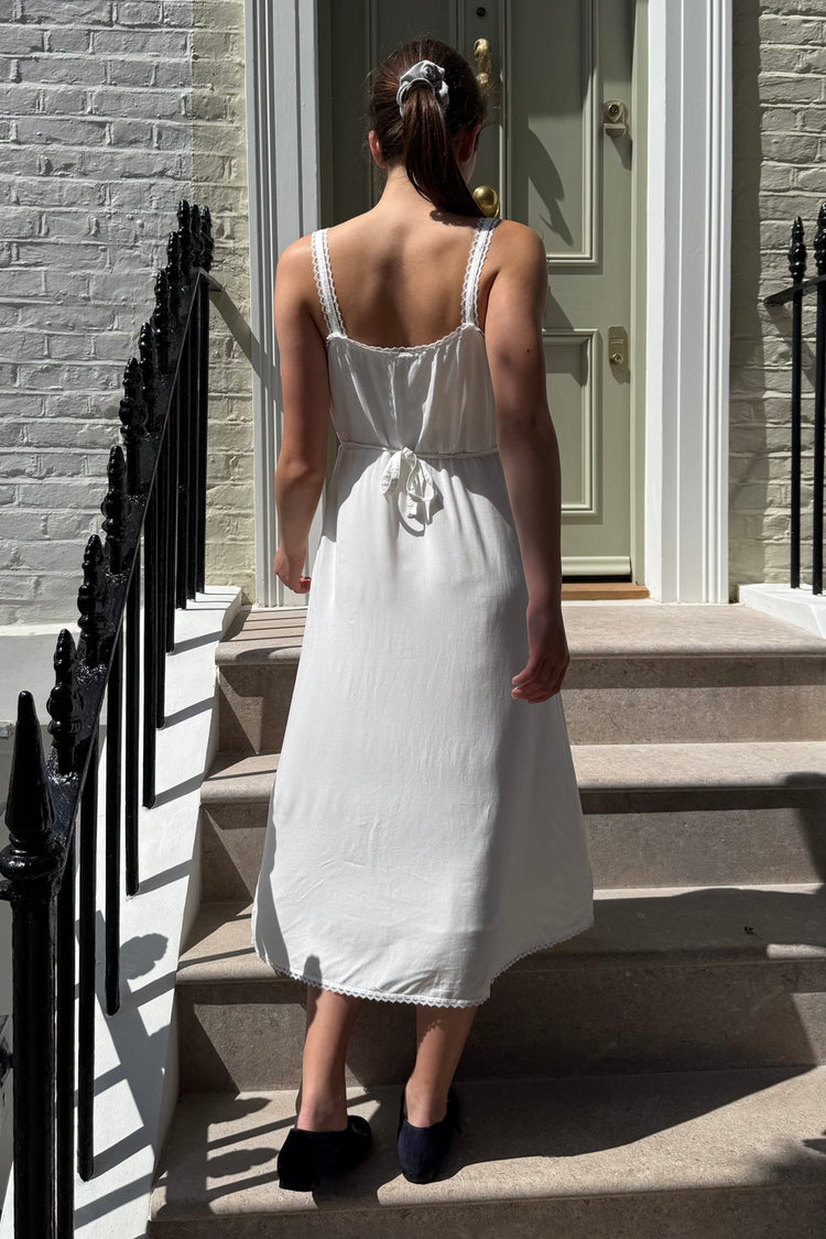 Georgiana Dress | White / S