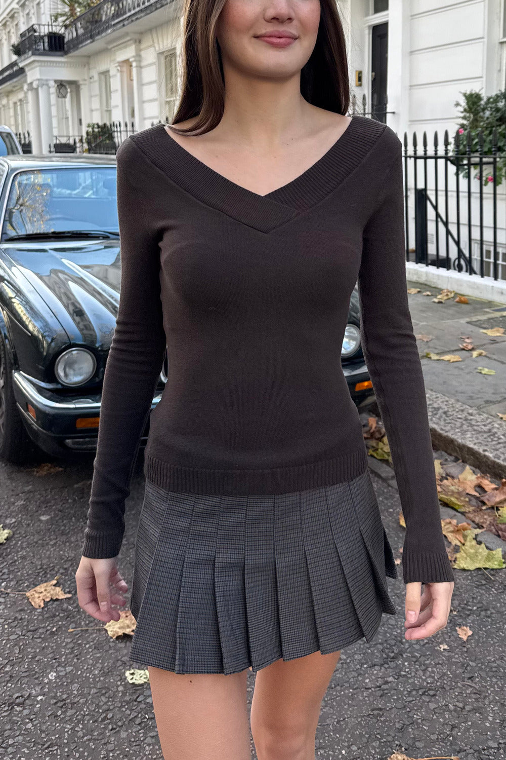 ニット/セーター UNDRESSED REMAKE LIKE TAILORED TOP Le Marais Knit Sweater Ash – Nude Project