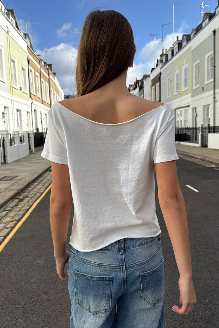 Robyn Southside Guitar Top | White / XS/S