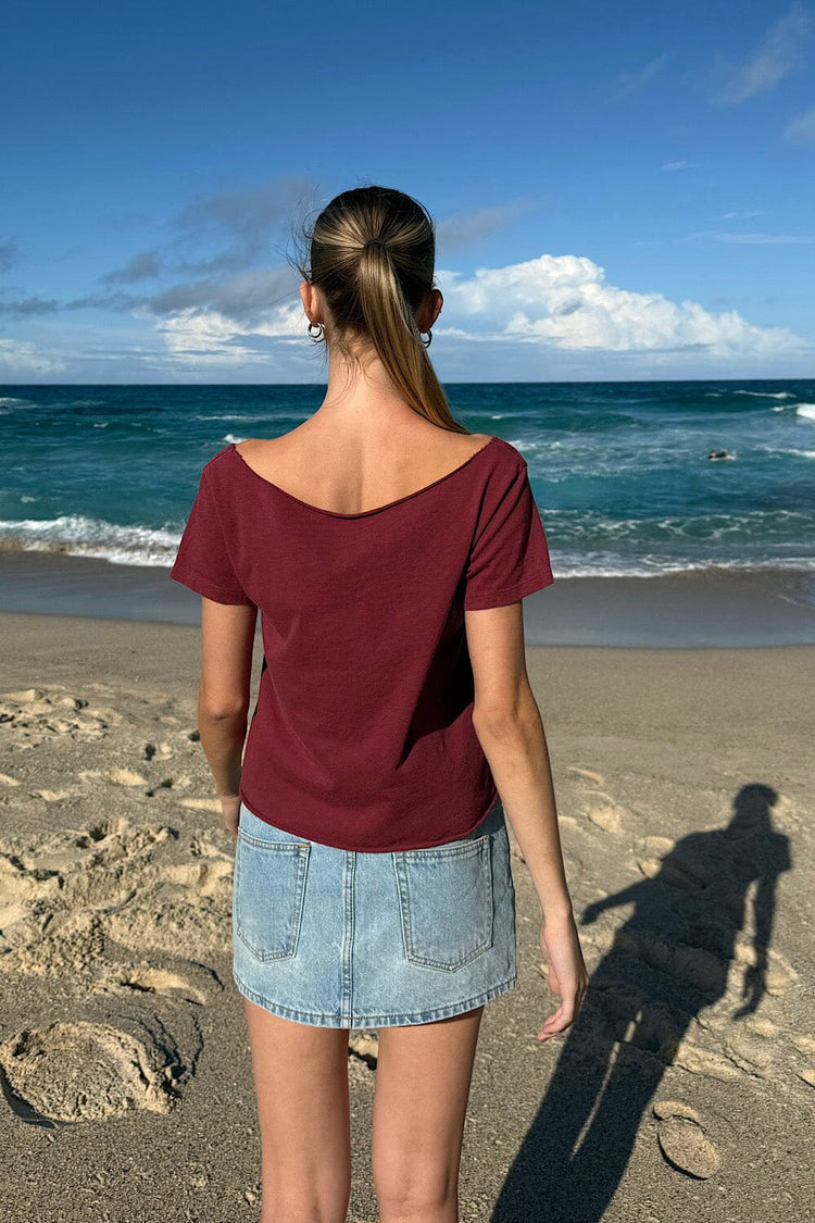 Robyn Radio Silence Top | Burgundy / S