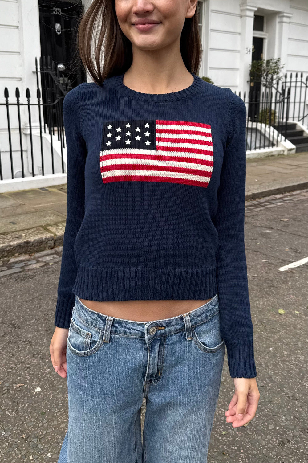 その他 brandy American Nico American Flag Sweater – Brandy Melville UK