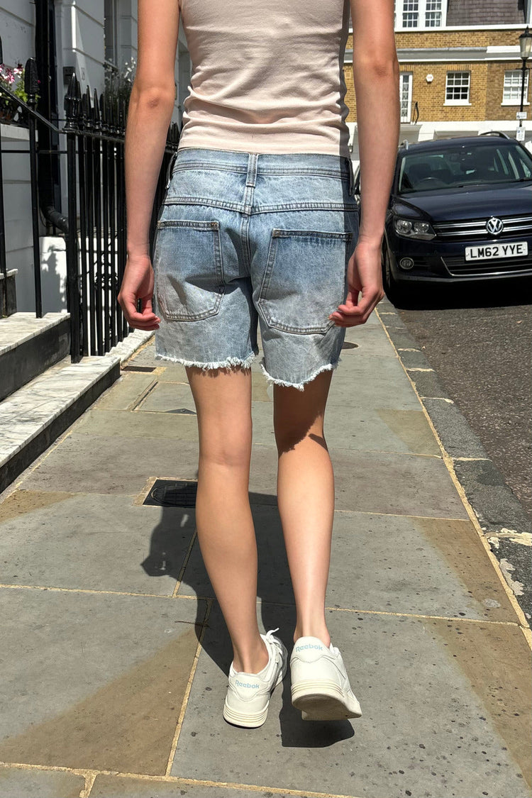 Laurel Denim Shorts | Light Denim / M