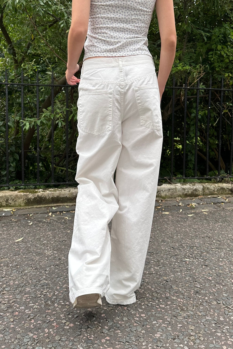 Aurora Pants | White / S