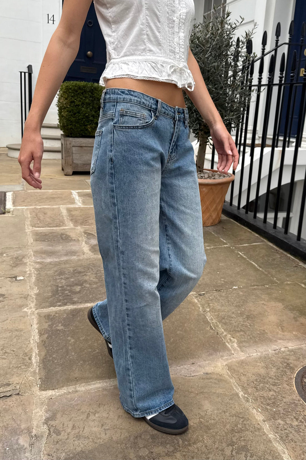 Jenna Denim Jeans | Medium Wash Denim / S