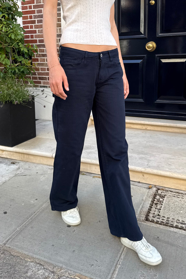 Jenna Pants | Navy Blue / S