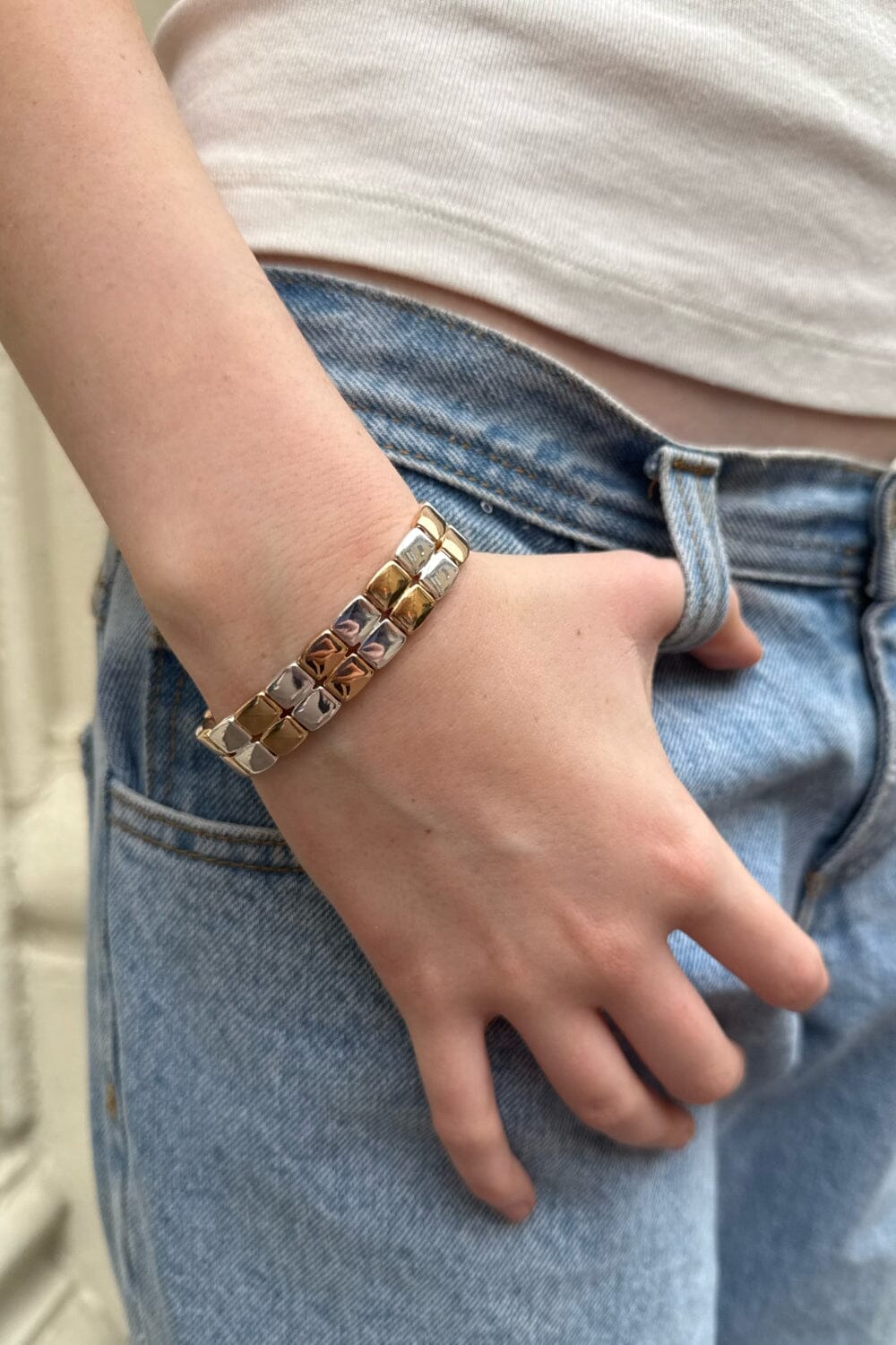 Square Link Bracelet – Brandy Melville UK