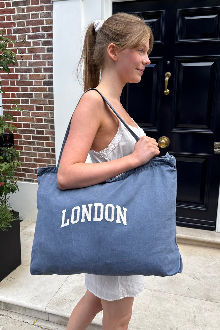 Tote London Bag | Faded Blue