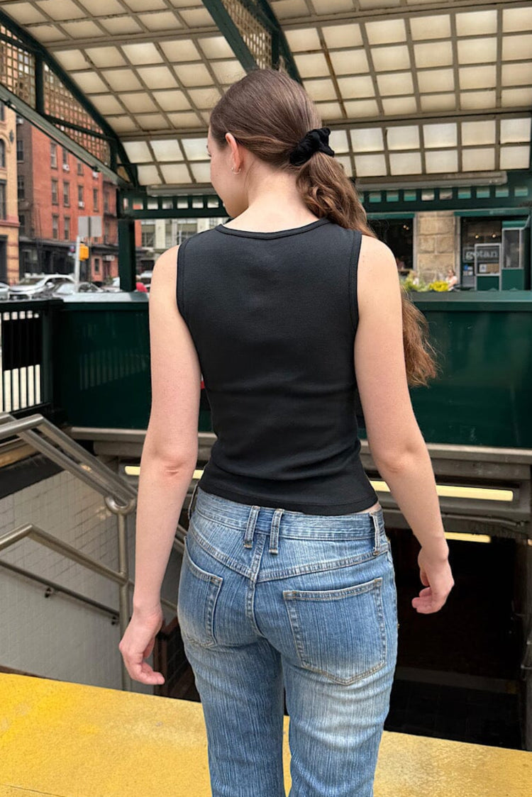 Natasha Radio Silence Top | Black / Regular Fit