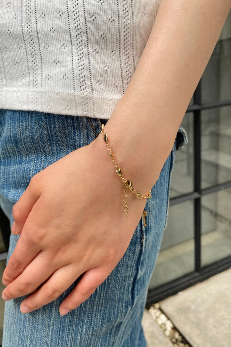 Hearts Bracelets | Gold