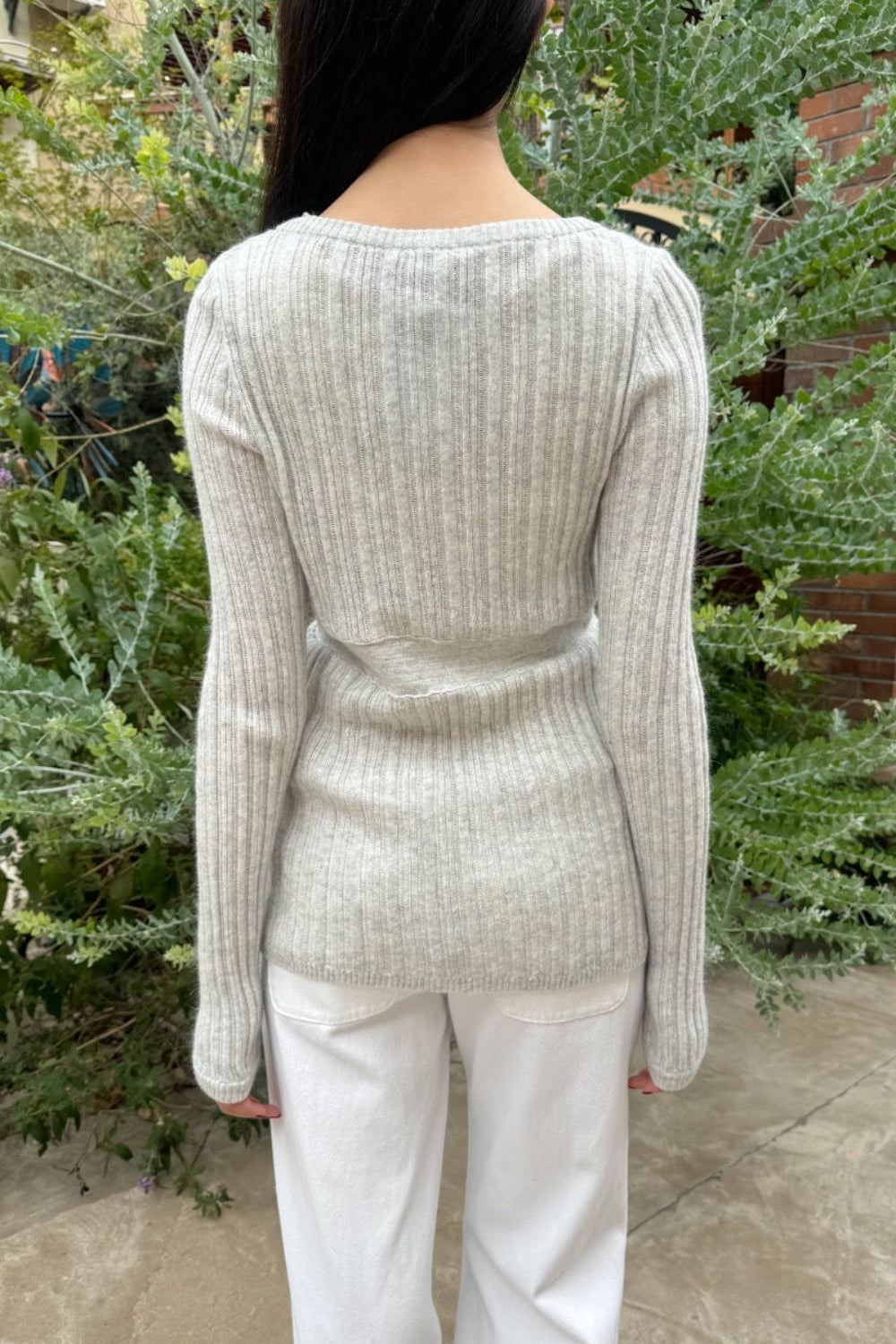 Nika Sweater | Light Heather Grey / XS/S