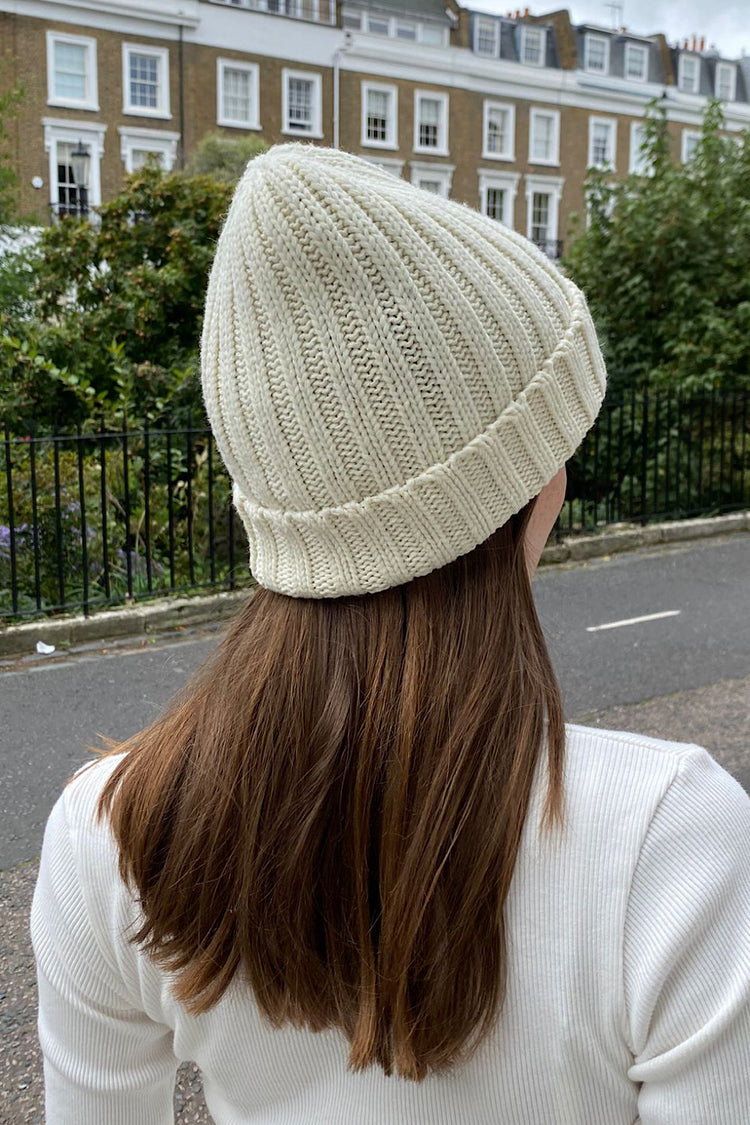 Knit Beanie | Ivory