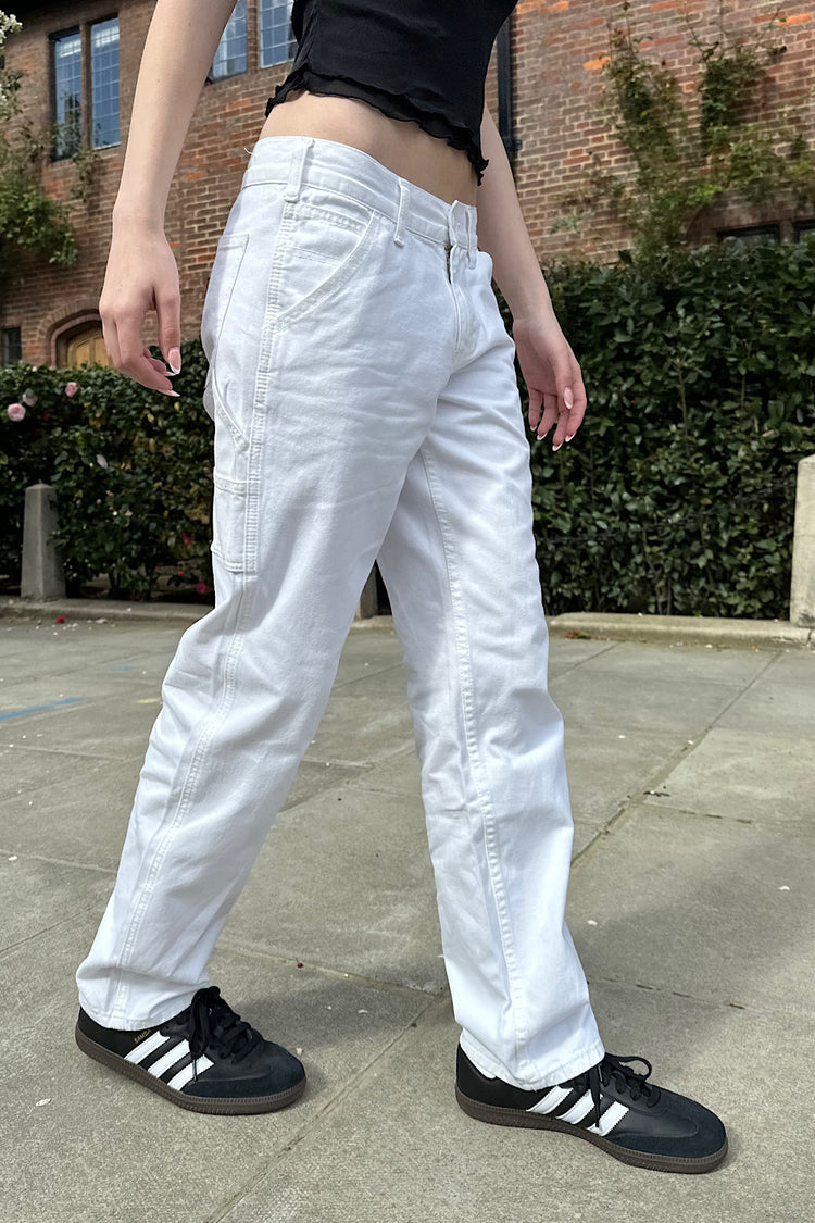 Milly Cargo Pants | White / S