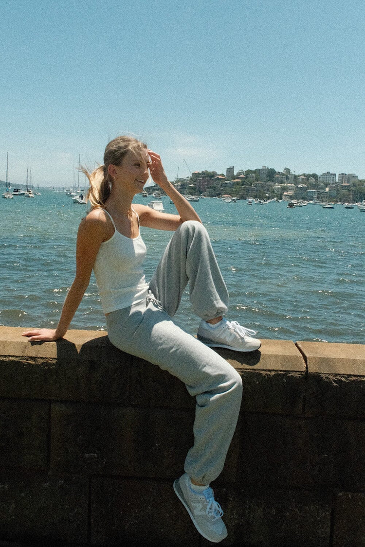 Hilary Pants | Heather Grey / XS/S