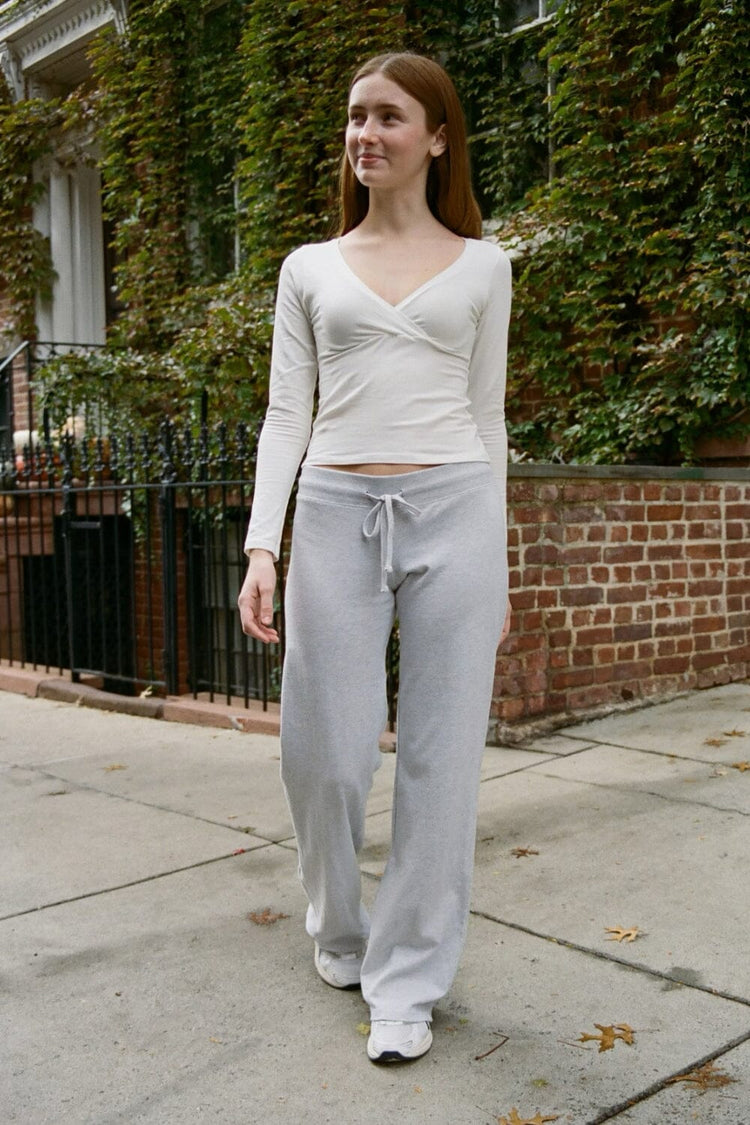 Hilary Yoga Pants | Light Heather Grey / XS/S