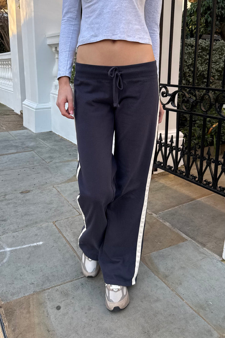 Hillary Stripe Yoga Pants | Navy Blue / XS/S