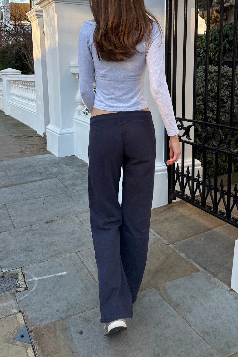 Hillary Stripe Yoga Pants | Navy Blue / XS/S