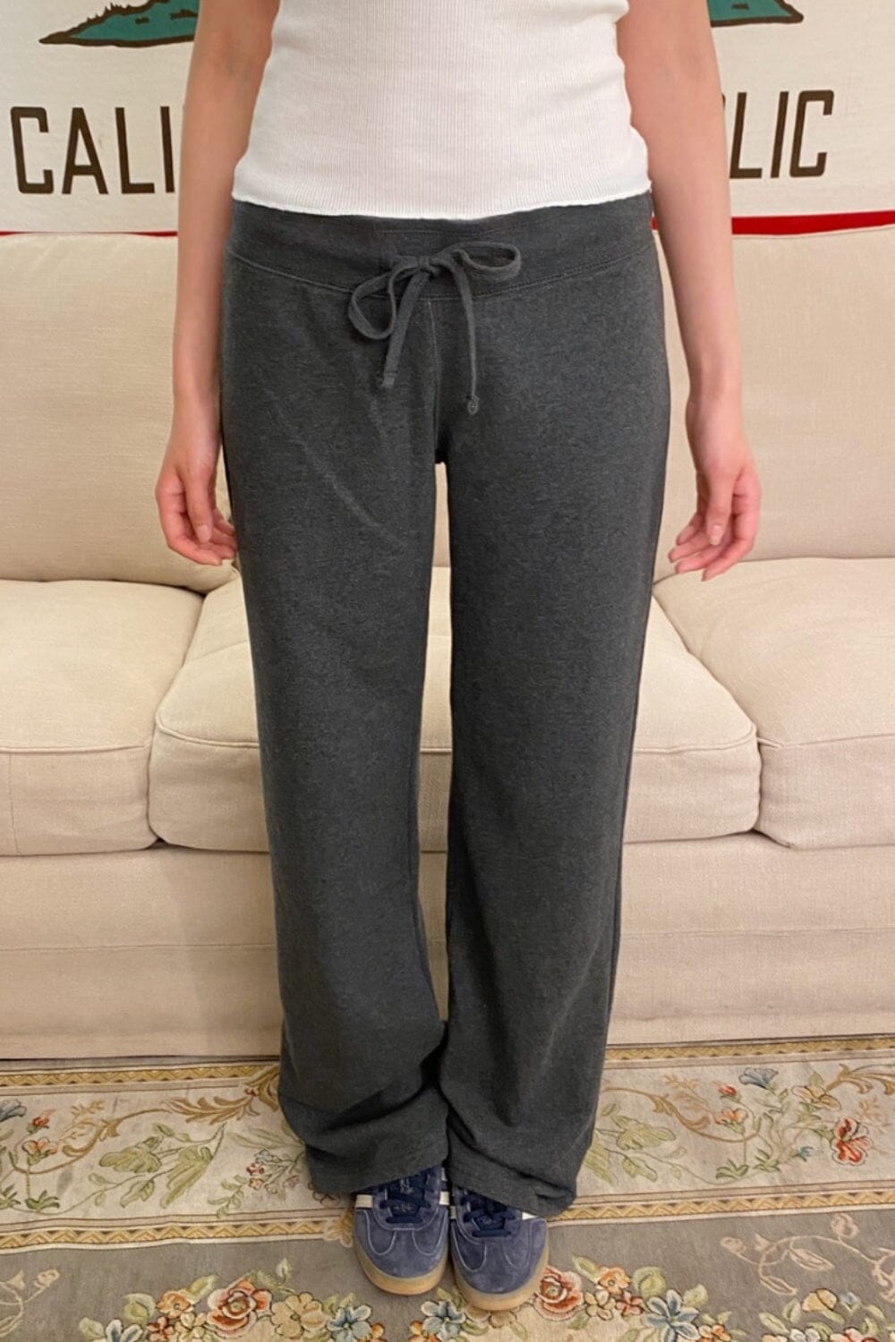 Hillary Soft Yoga Pants | Charcoal Grey / S