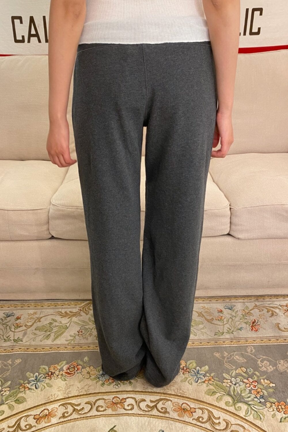 Hillary Soft Yoga Pants | Charcoal Grey / S