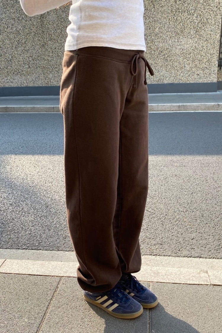Hilary Soft Pants | Dark Brown / XS/S