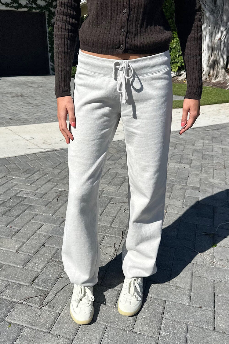 Hilary Soft Pants | Ivory / XS/S