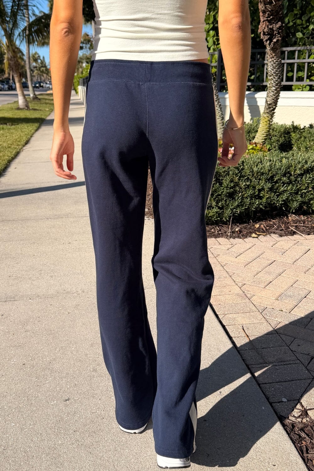 Hillary Stripe Yoga Pants | Dark Navy / XS/S