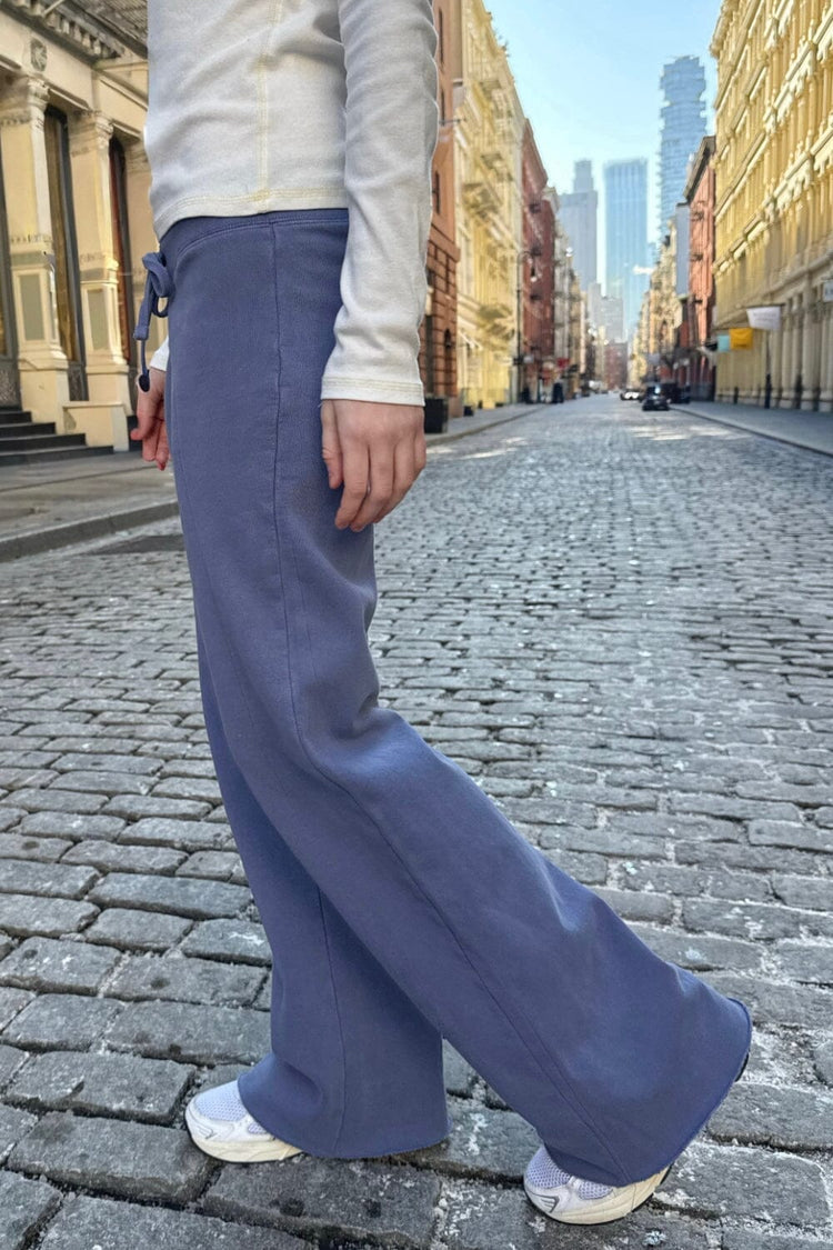 Hilary Soft Yoga Pants | Dark Periwinkle / XS/S