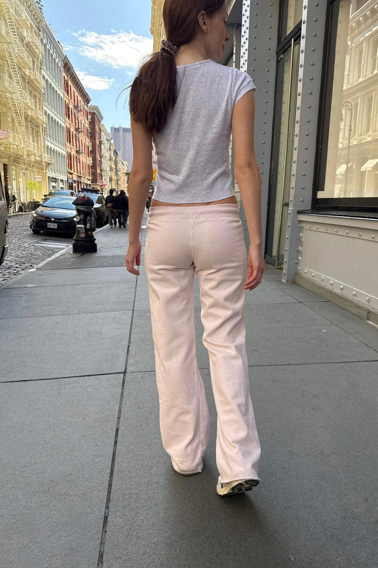 Hillary Soft Yoga Pants | Pastel Pink / XS/S