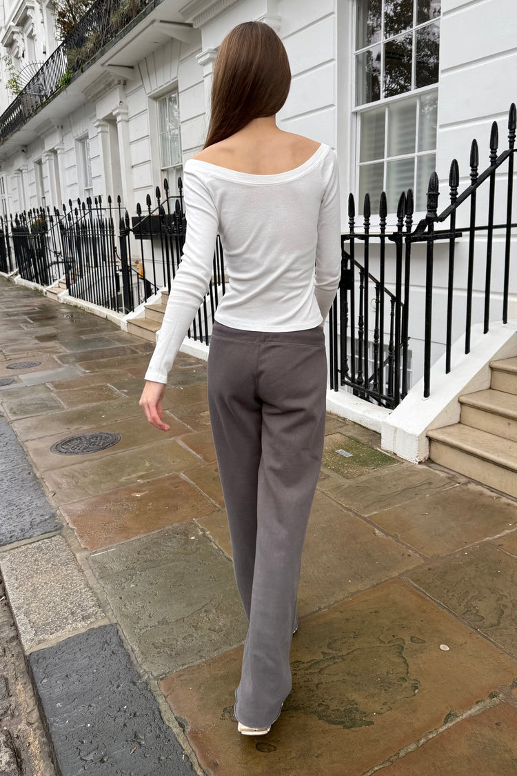 Hilary Soft Yoga Pants | Dark Ash / XS/S