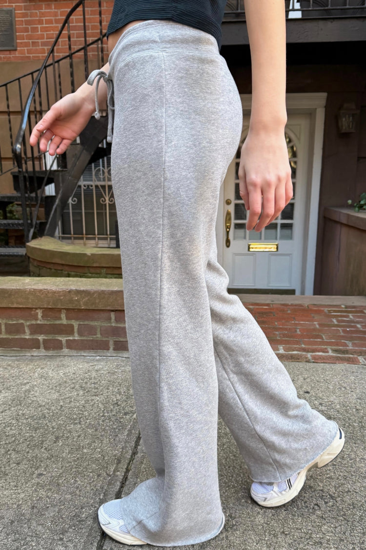 Hilary Soft Yoga Pants | Light Heather Grey / S