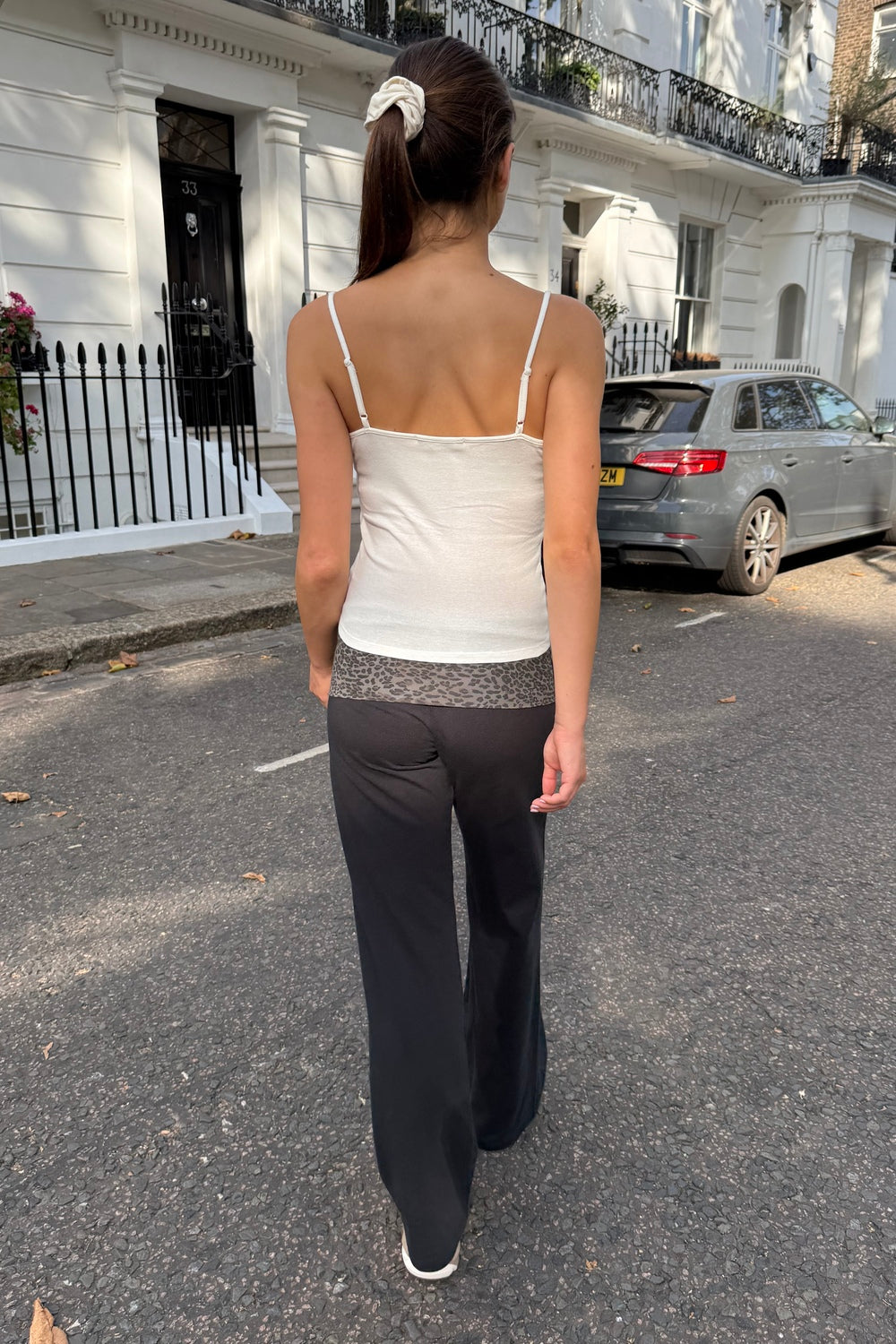 Priscilla Leopard Pants | Black / XS/S