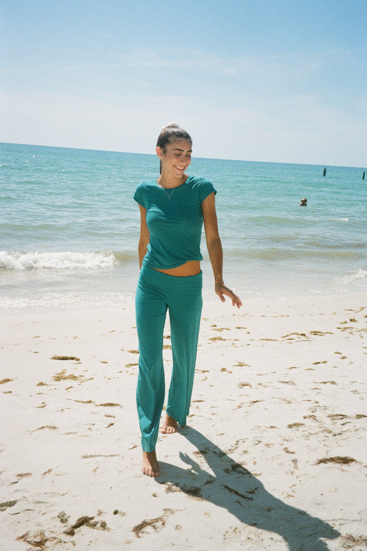Priscilla Pants | Turquoise / XS/S