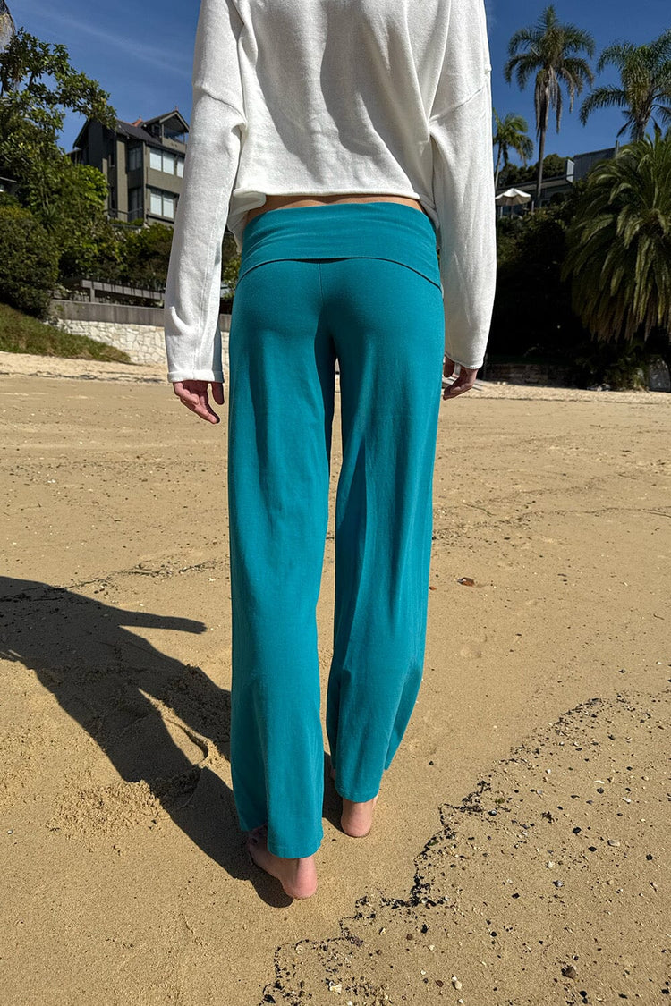 Priscilla Pants | Turquoise / XS/S