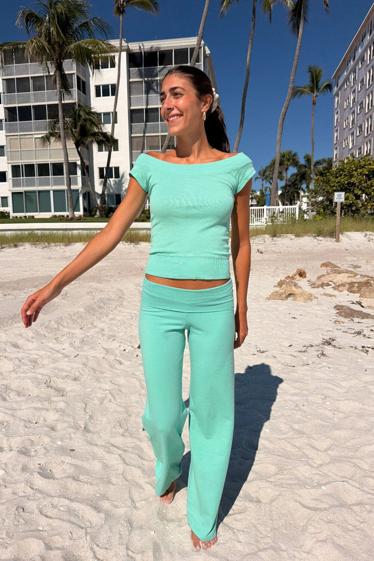 Priscilla Pants | Seafoam Green / XS/S
