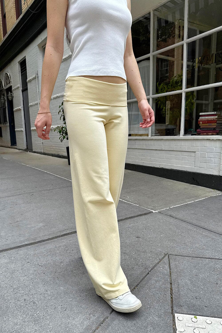 Priscilla Pants | Pastel Yellow / XS/S