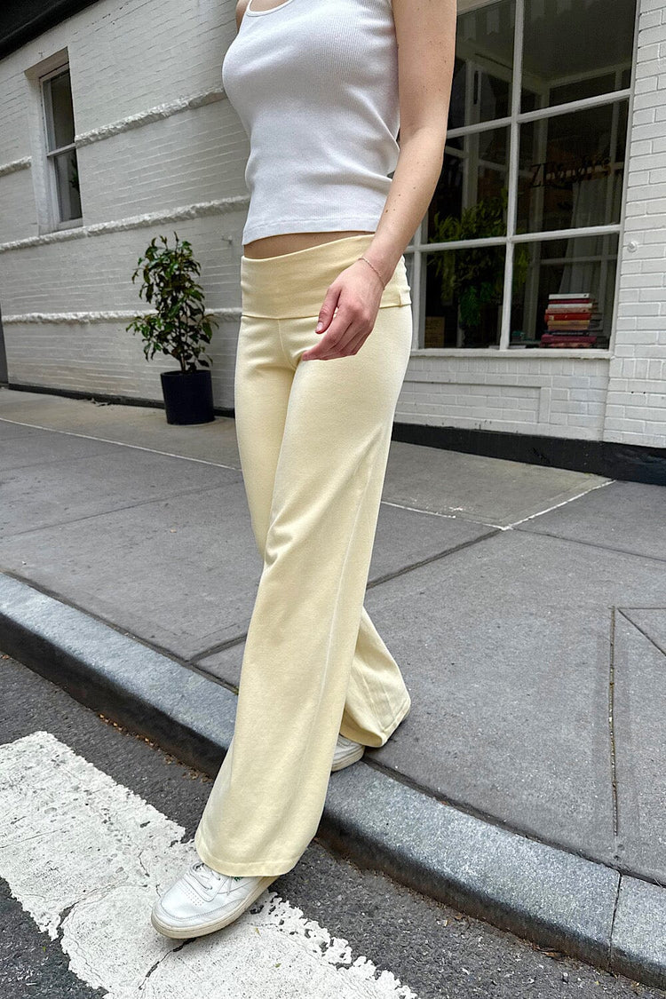 Priscilla Pants | Pastel Yellow / XS/S