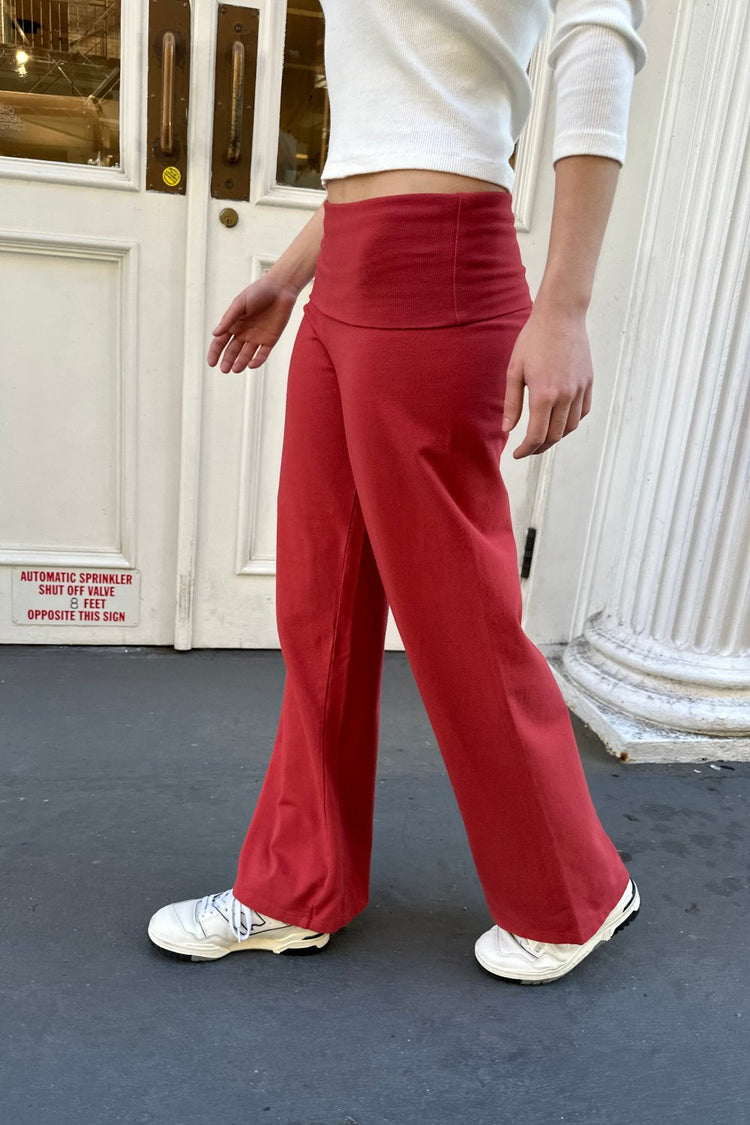 Priscilla Pants | Orange Red / XS/S