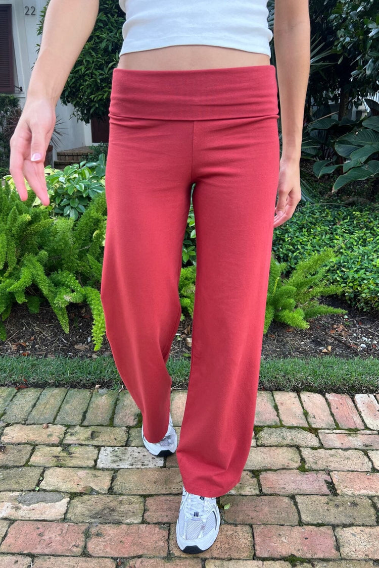 Priscilla Pants | Orange Red / XS/S