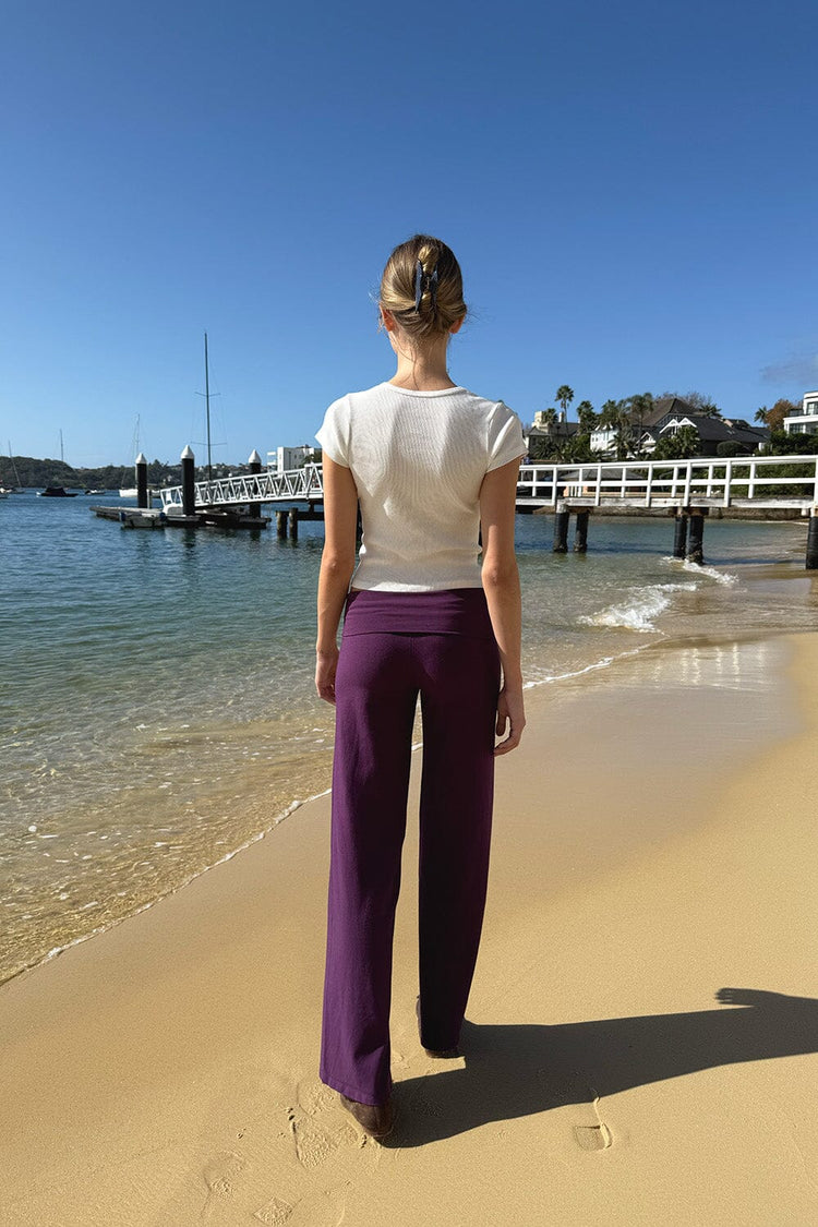 Priscilla Pants | Deep Purple / XS/S