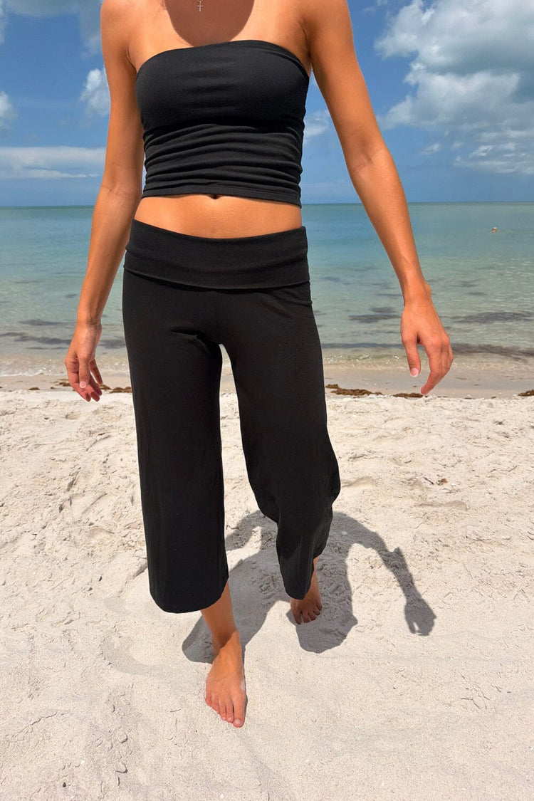 Priscilla Capri Pants | Black / XS/S
