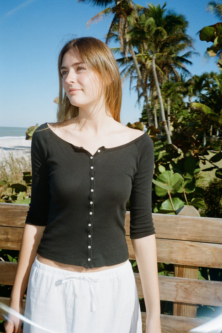 Martha Top | Black / XS/S