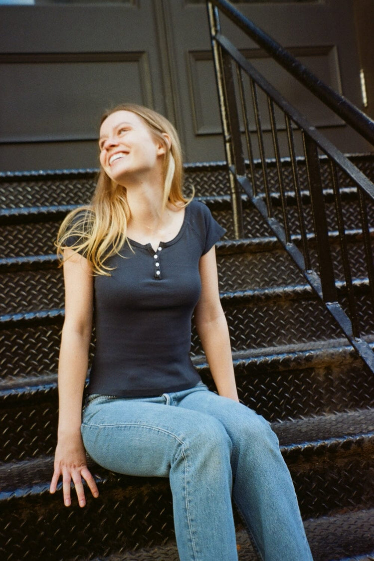 Zelly Top | Blue Navy / XS/S