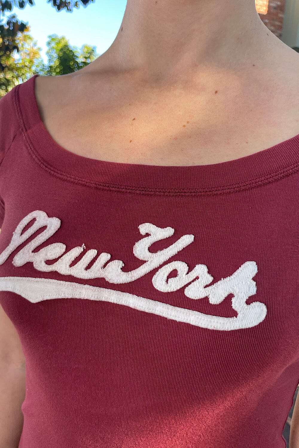 Ginny New York Top | Burgundy / XS/S
