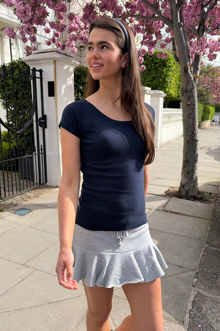 Alia Top | Navy Blue / XS/S